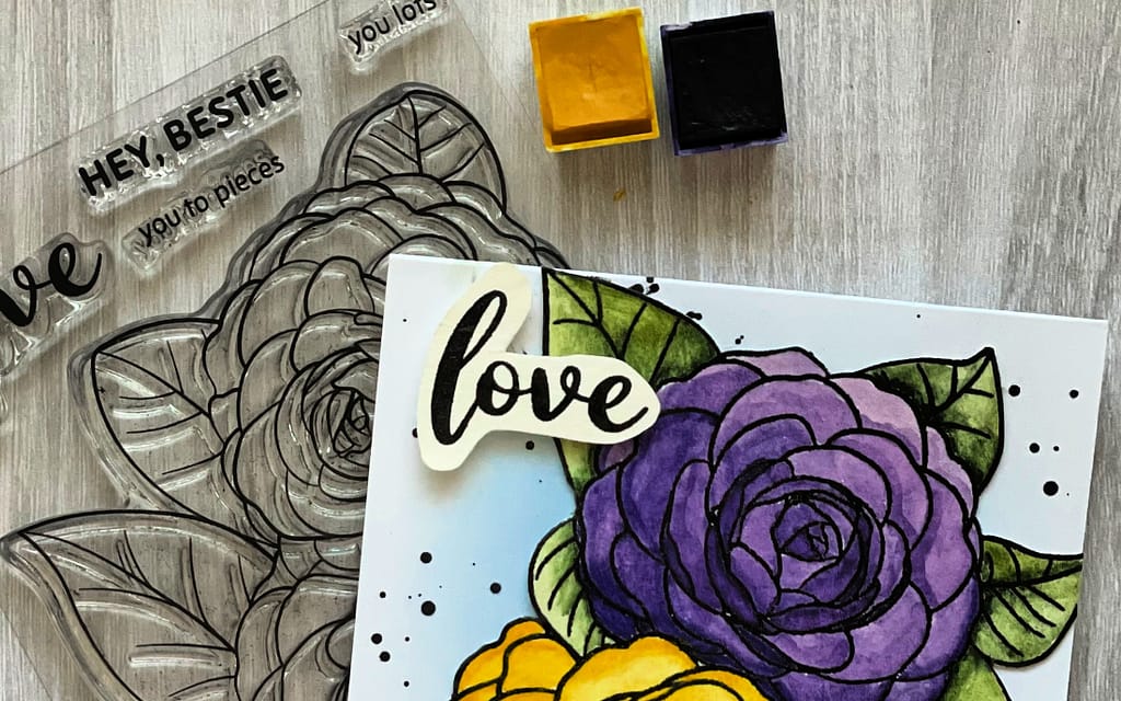 Altenew Paint-A-Flower: Camellia Waterhouse Outline Stamp Set Release Blog Hop + Giveaway ($200 in Total Prizes)