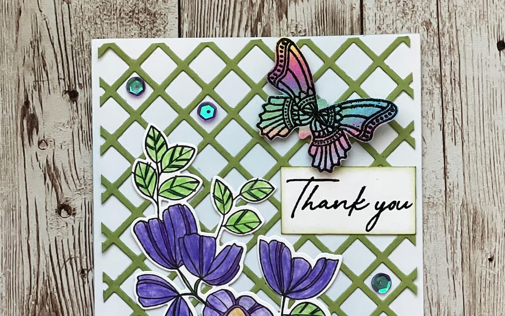 Thank You with Weekend Doodles Stamp and Die Set