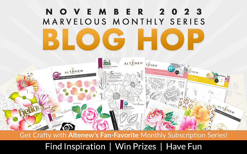 Just For You  Altenew September 2023 Marvelous Monthly Series Release Blog  Hop + Giveaway – SkyPaperScissors